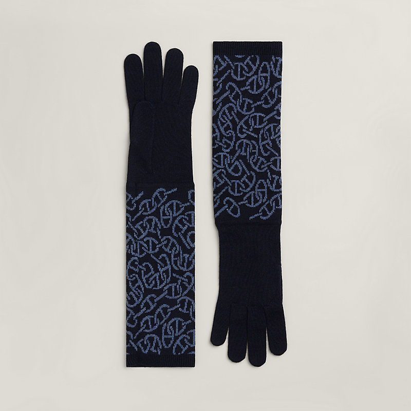 【華やかな印象に！】HERMES Gants Julia Naoussa 手袋 華やかな印象に！】HERMES Gants Julia Naoussa 手袋